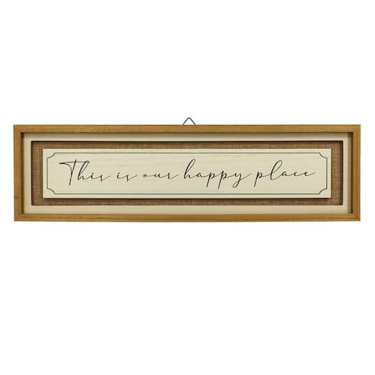 This Is Our Happy Place Wall Hanging by Ashland&#xAE;